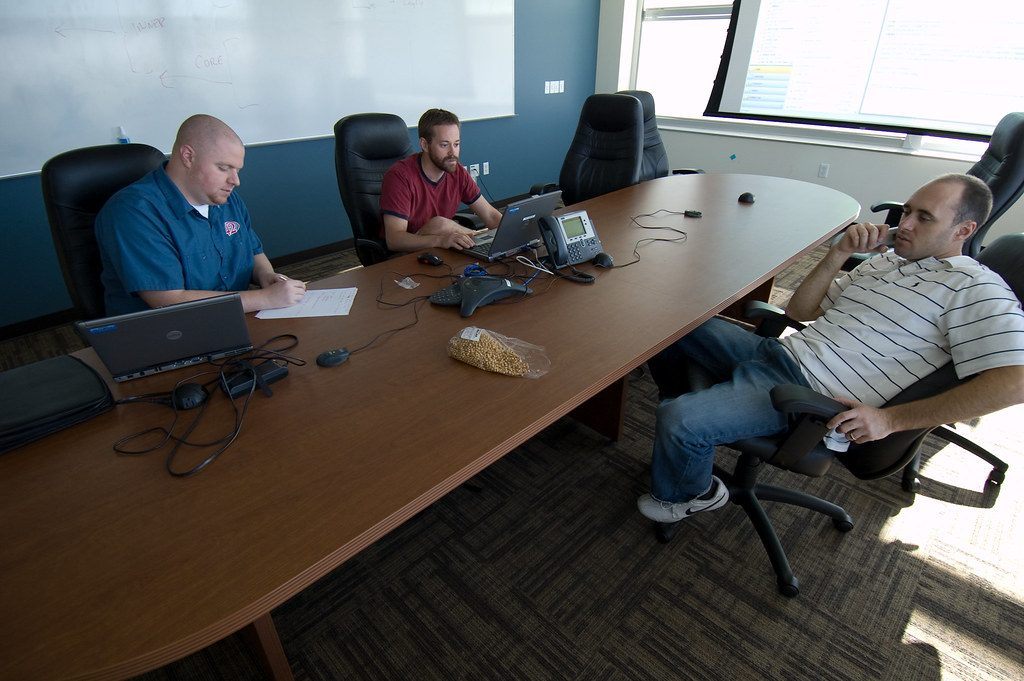 Meeting room where project conversations happen